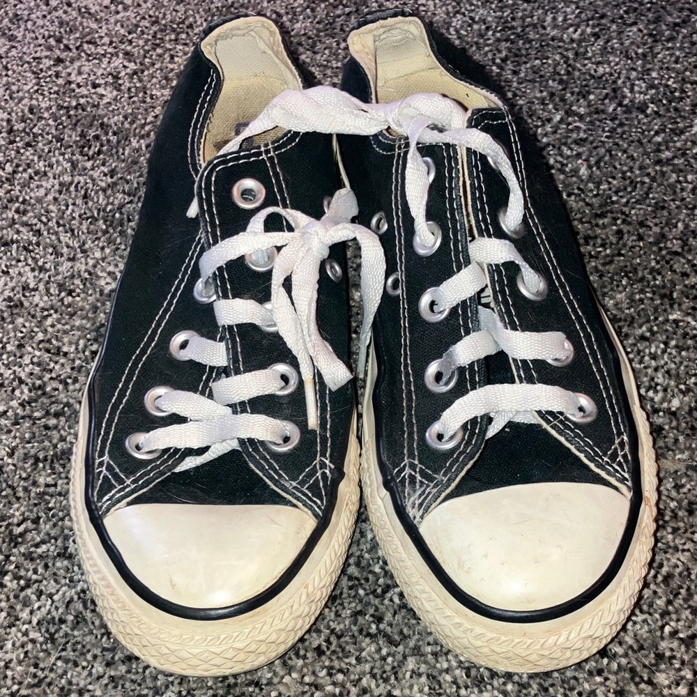 Women's Black Canvas Sneakers